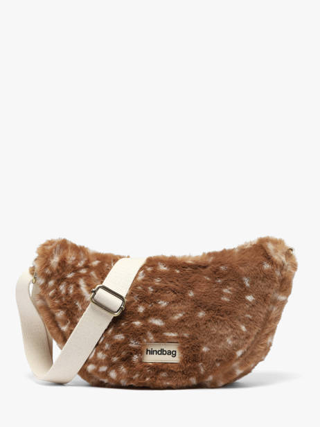 Sac Bandoulière Faon Hindbag Marron faon FN