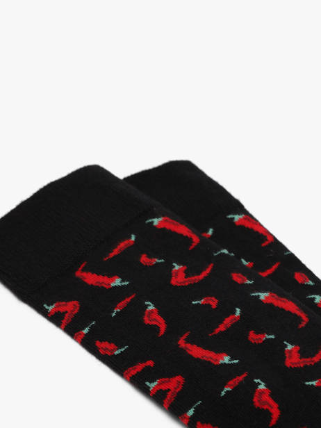Chaussettes Besocks Noir socks women BECHILI vue secondaire 1