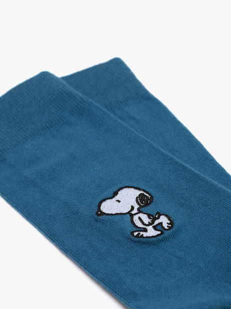 Chaussettes Besocks Bleu socks men E vue secondaire 1