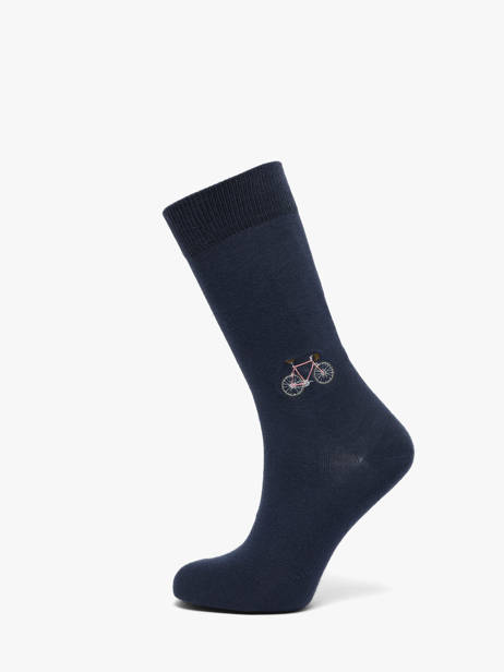Chaussettes Besocks Bleu socks men E
