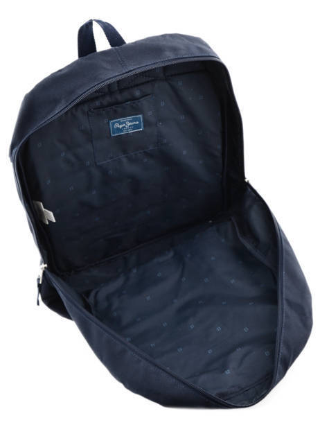 Sac à Dos 1 Compartiment Pepe jeans Bleu mangrove 64223 vue secondaire 5
