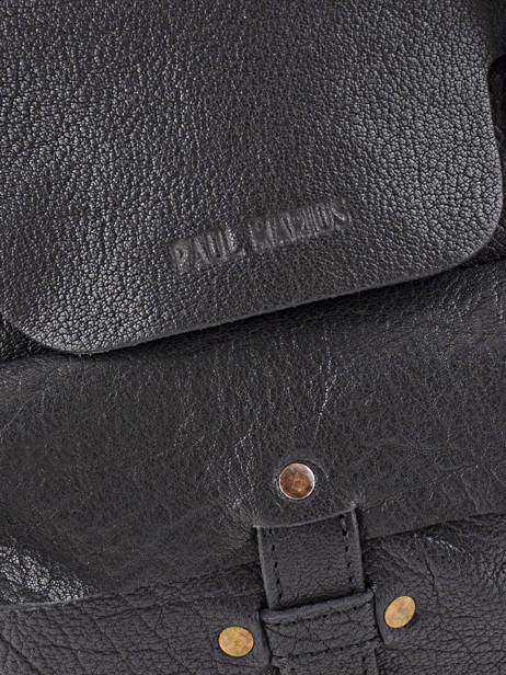 Sac Lerive Gauche M  Cuir Paul marius Noir vintage M vue secondaire 1