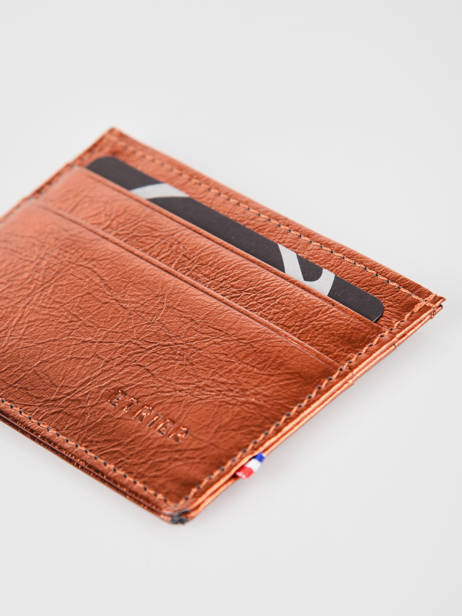 Porte-cartes Etincelle Irisée Cuir Etrier Rose etincelle irisee EETI011 vue secondaire 1