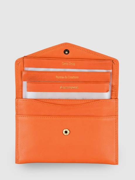 Porte-papiers Marina Cuir Katana Orange marina 753104 vue secondaire 1