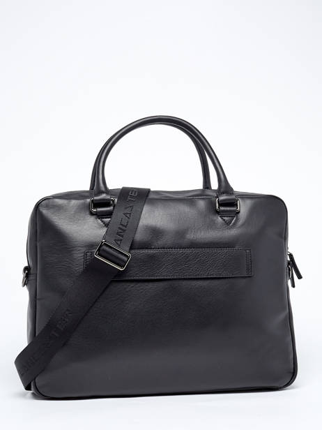 Porte Documents (main) Lancaster Noir soft vintage homme 31 vue secondaire 3
