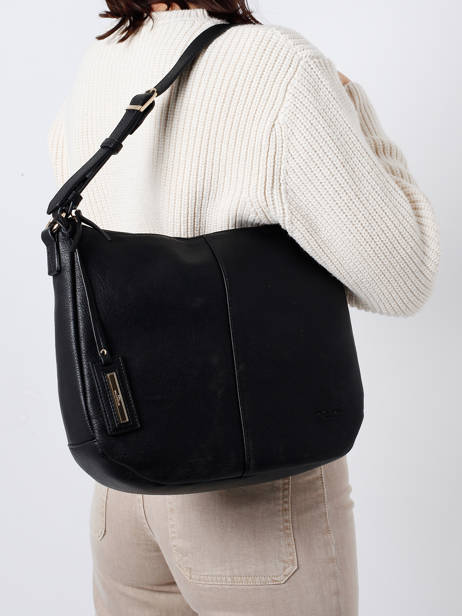 Sac Bandoulière Toscane Hexagona Noir toscane 579737 vue secondaire 1