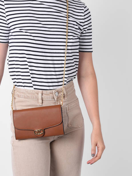 Sac Bandoulière Adair Cuir Lauren ralph lauren Marron adair 31902100 vue secondaire 1
